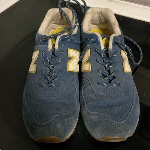 Blue and Yellow Sneakers Boys new balance size 2.5